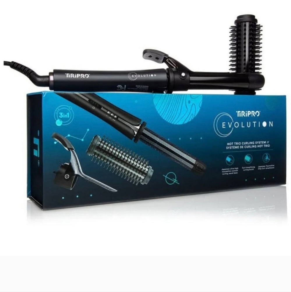 TiriPro Hot Trio Curling System NIB